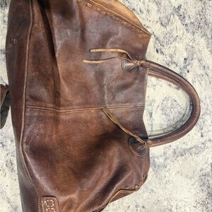 BedStu Brown Leather Bag